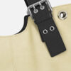 Rivet buckle tote