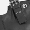 Rivet buckle tote