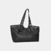 Rivet buckle tote