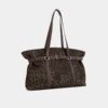 208A0177 Leopard tote