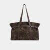 208A0189 Leopard tote